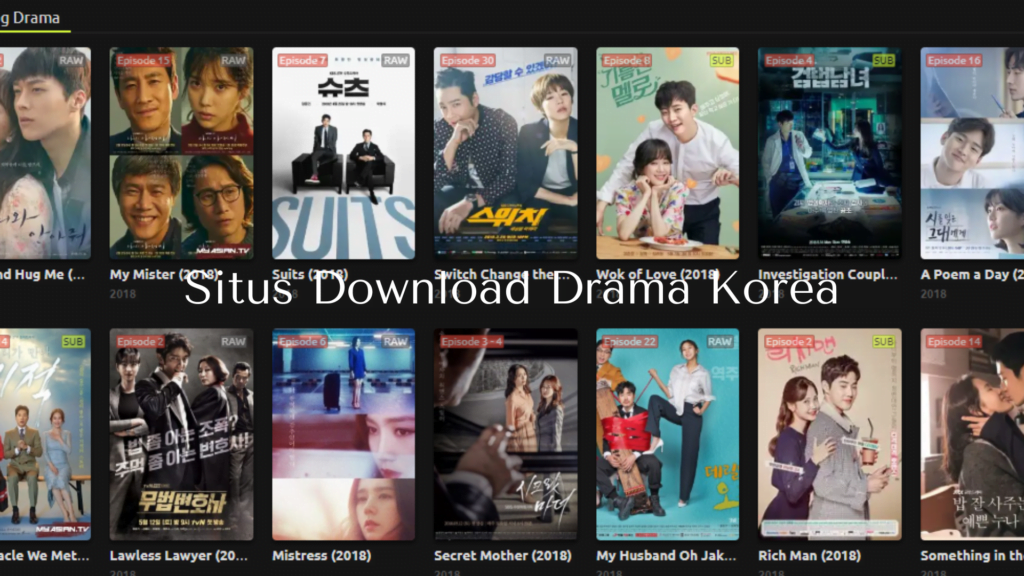 Berikut daftar-daftar situs untuk download drama korea