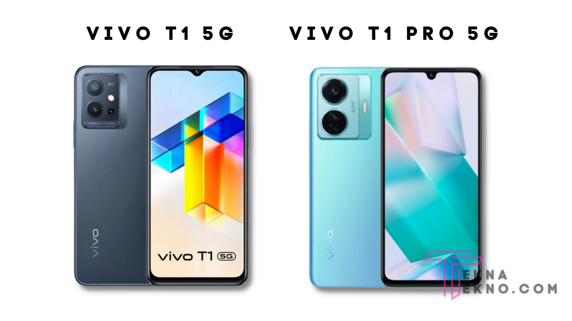 Spesifikasi Vivo T1 5G dan Vivo T1 Pro 5G